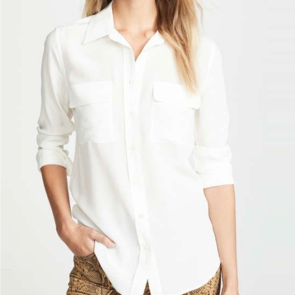 Zara size M White woman Button-Up Camisole